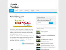 Tablet Screenshot of keralatourismhotels.com